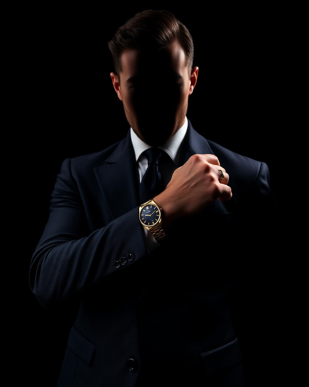 A gentleman adjusting his Wish2Wrist timepiece